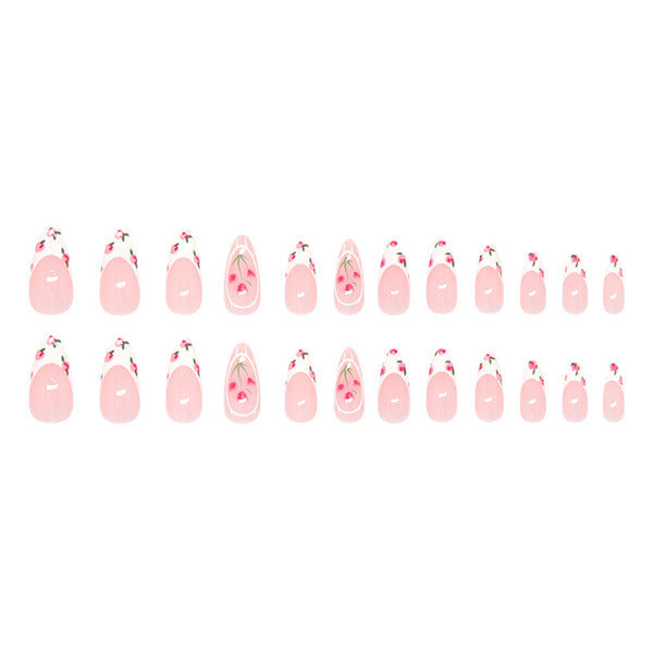 12 Sizes-24 Pcs Press On Nails W1942