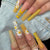 12 Sizes-24 Pcs Press On Nails Z145