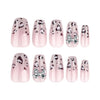 12 Sizes-24 Pcs Press On Nails JP4051