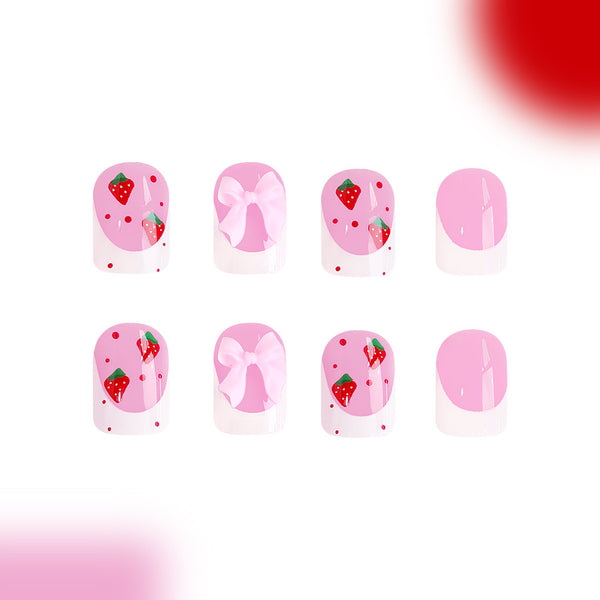 12 Sizes-24 Pcs Press On Nails C258
