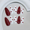 12 Sizes-24 Pcs Press On Nails Z1334