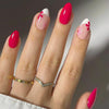 12 Sizes-24 Pcs Press On Nails W1633