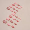 12 Sizes-24 Pcs Press On Nails W1384