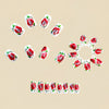12 Sizes-24 Pcs Press On Nails Y1788
