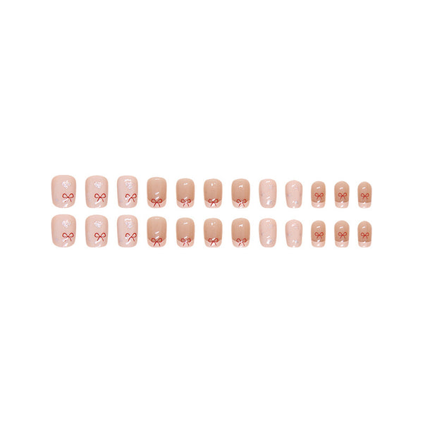 12 Sizes-24 Pcs Press On Nails R852