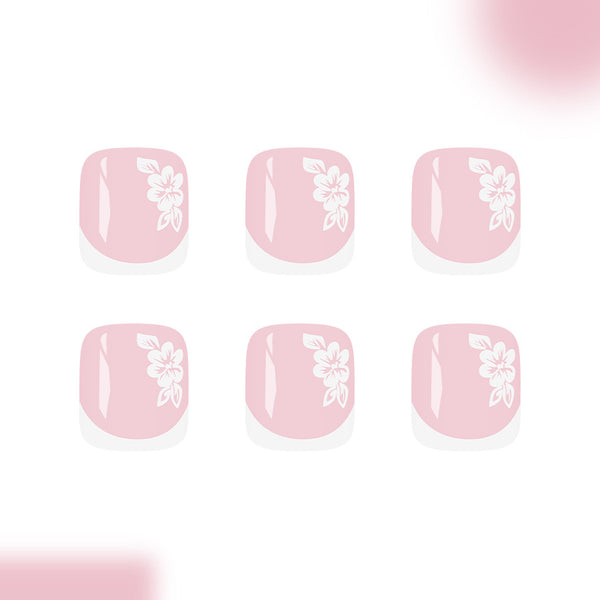 12 Sizes-24 Pcs Press On Nails C1607