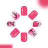 12 Sizes-24 Pcs Press On Nails C1331