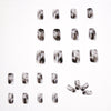 12 Sizes-24 Pcs Press On Nails JP1136