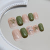 12 Sizes-24 Pcs Press On Nails R856