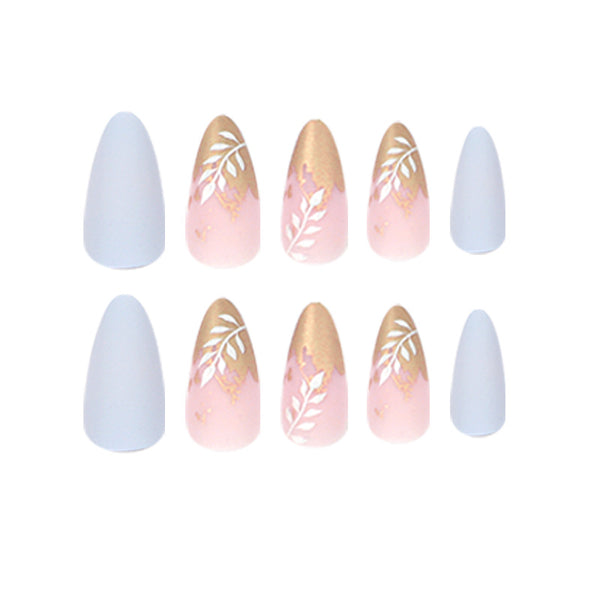 12 Sizes-24 Pcs Press On Nails JP1686