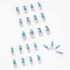 12 Sizes-24 Pcs Press On Nails JP1014