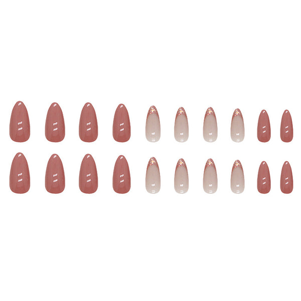 12 Sizes-24 Pcs Press On Nails W1196