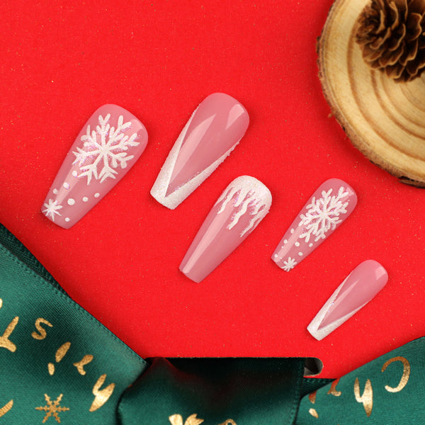12 Sizes-24 Pcs Press On Nails JP2687
