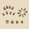 12 Sizes-24 Pcs Press On Nails Y231