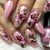 12 Sizes-24 Pcs Press On Nails W1883