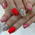 12 Sizes-24 Pcs Press On Nails W839