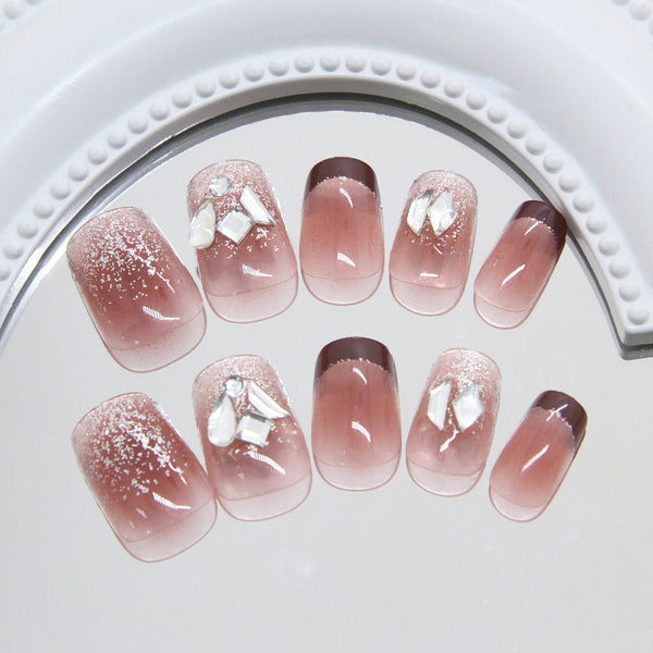 12 Sizes-24 Pcs Press On Nails Z1024
