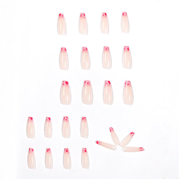 12 Sizes-24 Pcs Press On Nails JP1097