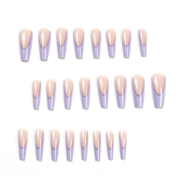 12 Sizes-24 Pcs Press On Nails JP1732