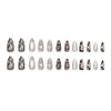 12 Sizes-24 Pcs Press On Nails W2007