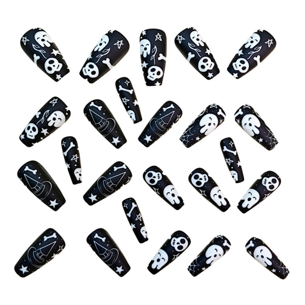 12 Sizes-24 Pcs Press On Nails Y1041