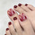 12 Sizes-24 Pcs Press On Nails C1930