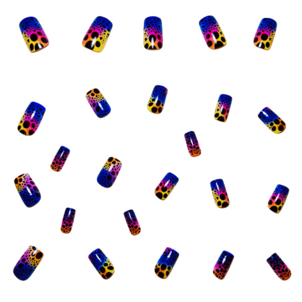 12 Sizes-24 Pcs Press On Nails Y1819