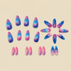 12 Sizes-24 Pcs Press On Nails Y1551