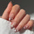 Almond French Medium Pink Press on Nails