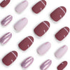 12 Sizes-24 Pcs Press On Nails JP3036