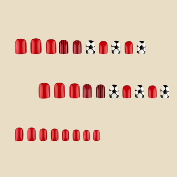 12 Sizes-24 Pcs Press On Nails y2071-z-24