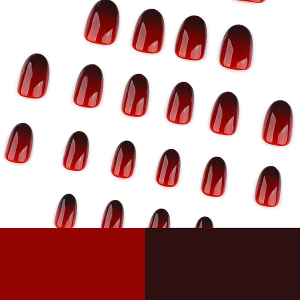 12 Sizes-24 Pcs Press On Nails JP4073
