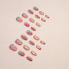 12 Sizes-24 Pcs Press On Nails W1126