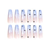 12 Sizes-24 Pcs Press On Nails JP1596
