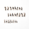 12 Sizes-24 Pcs Press On Nails JP2613
