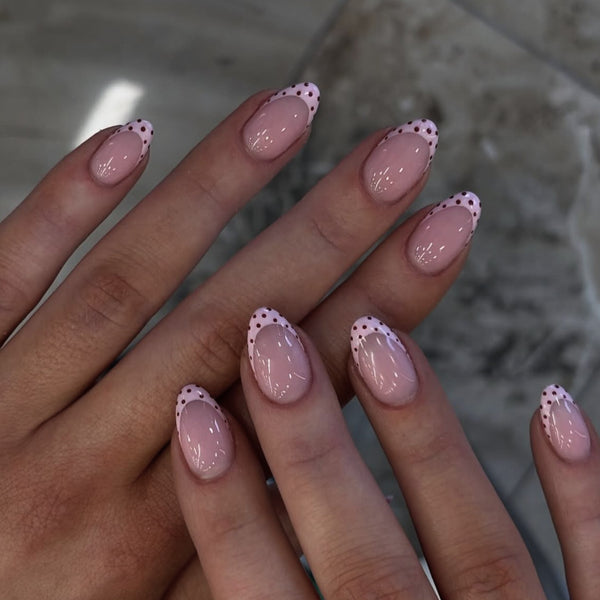12 Sizes-24 Pcs Press On Nails JP4393