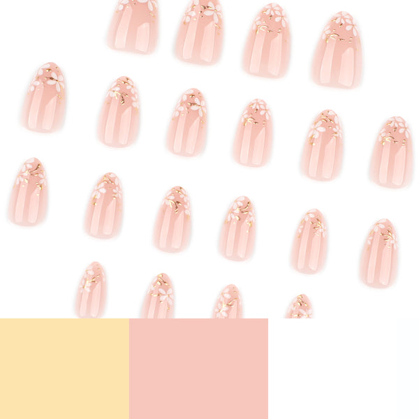 12 Sizes-24 Pcs Press On Nails JP4065