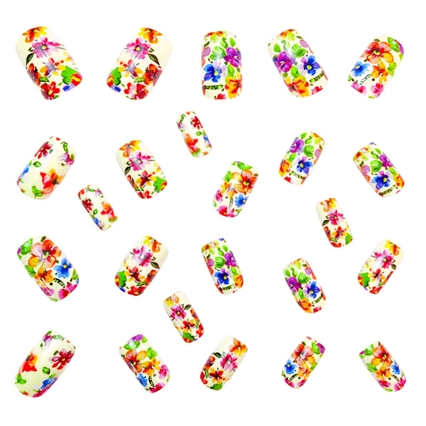 12 Sizes-24 Pcs Press On Nails Y721