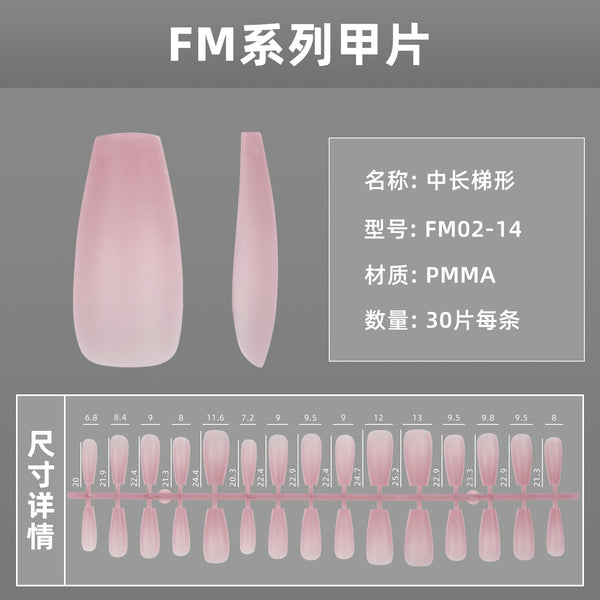 15 Sizes-30 Pcs Press On Nails FM02-01