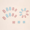 12 Sizes-24 Pcs Press On Nails W331