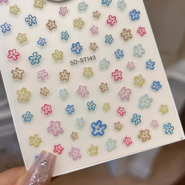 5D Nail Art Sticker 5DST143