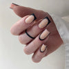 12 Sizes-24 Pcs Press On Nails W749