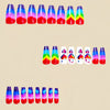 12 Sizes-24 Pcs Press On Nails Y477