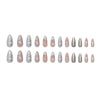 12 Sizes-24 Pcs Press On Nails W1827