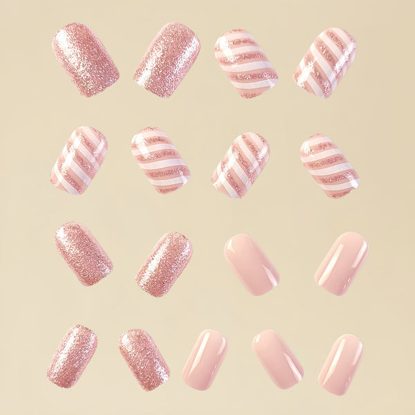 12 Sizes-24 Pcs Press On Nails Y058