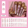 12 Sizes-24 Pcs Press On Nails G009