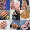 12 Sizes-24 Pcs Press On Nails bundle-set