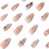 12 Sizes-24 Pcs Press On Nails JP4363