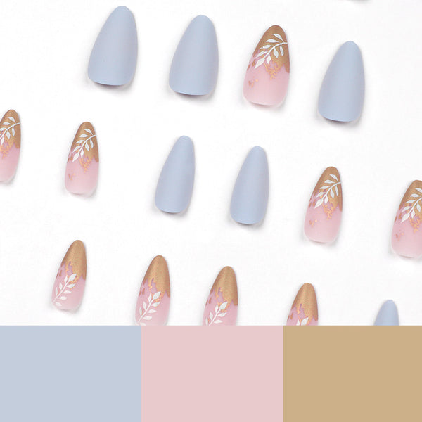 12 Sizes-24 Pcs Press On Nails JP1686