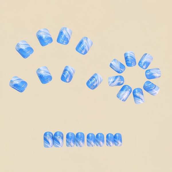 12 Sizes-24 Pcs Press On Nails Y872